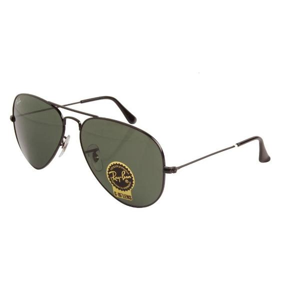 culos de sol ray-ban aviator preto