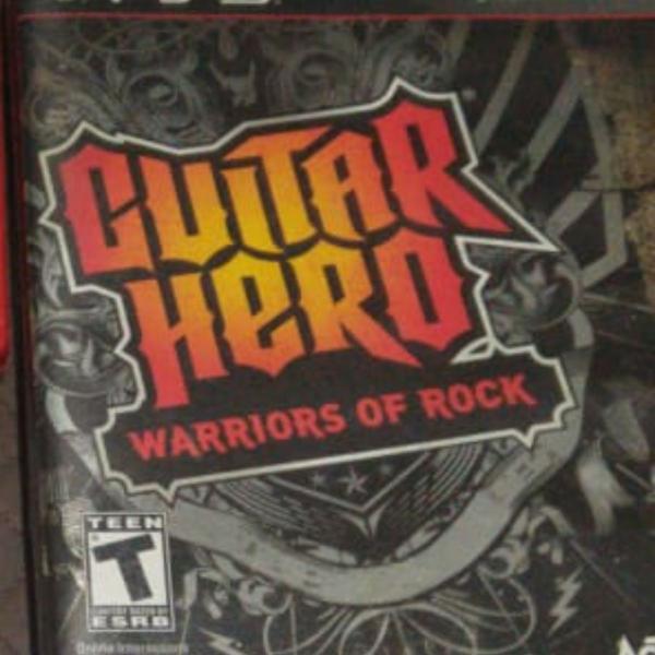 guitar hero warriors of rock - ps3 - original - usado -