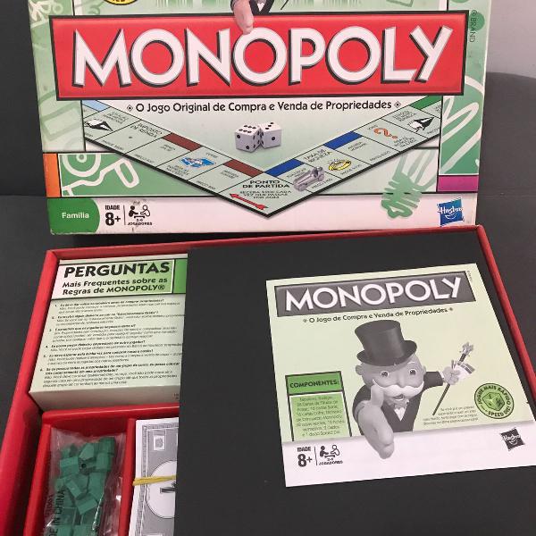 jogo monopoly + brinde