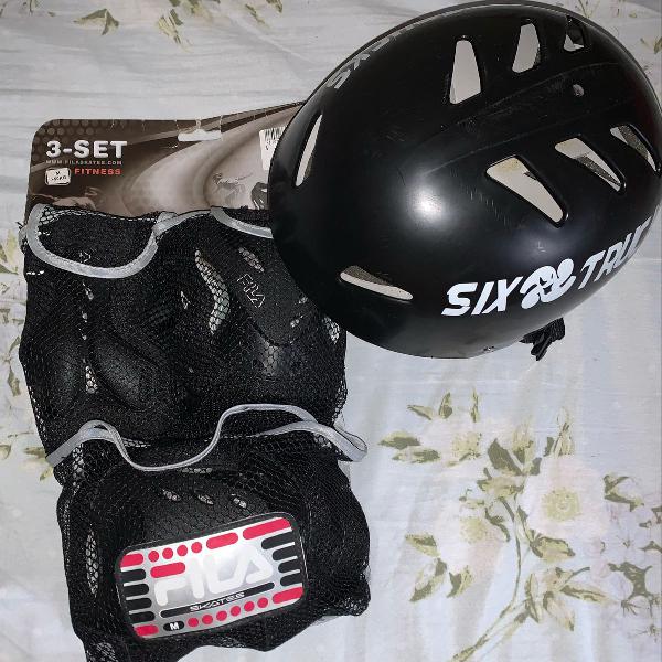 kit de proteção de skate