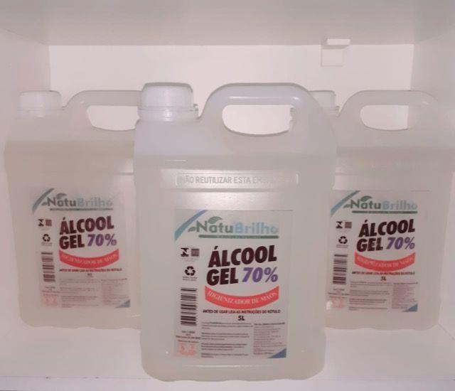 lcool Gel 70% 5 litros