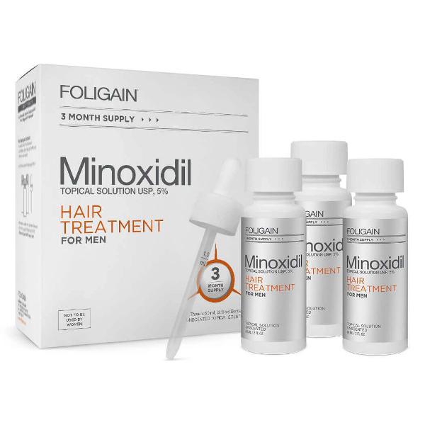 minoxidil foligain (kit 3 meses)