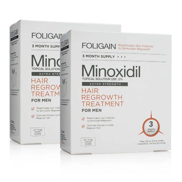 minoxidil foligain (kit 6 meses)