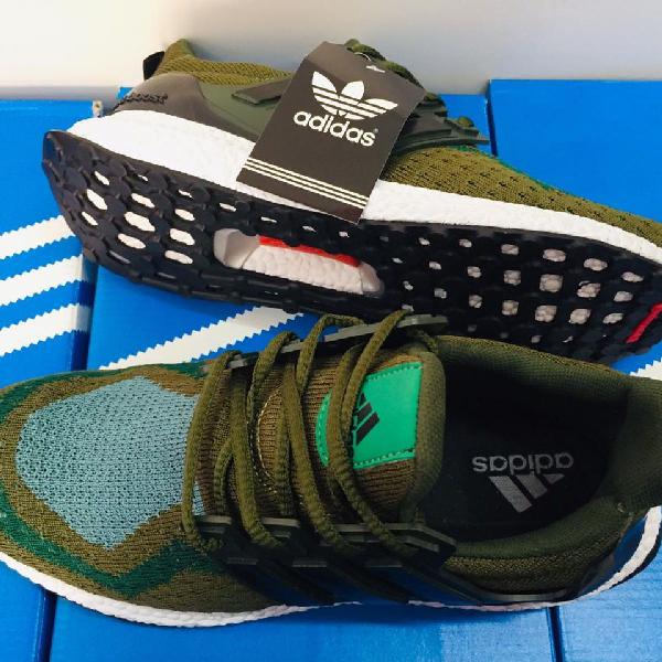 tênis Adidas verde claro envio imediato