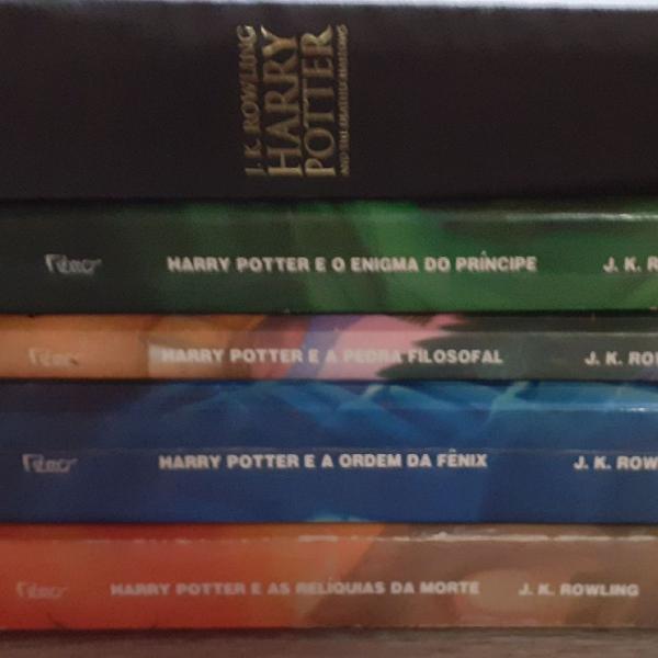 5 livros do Harry Potter por 20 R$