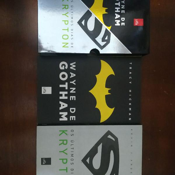 Box 2 Livros Wayne De Gotham + Livro Batman Arkham Knight