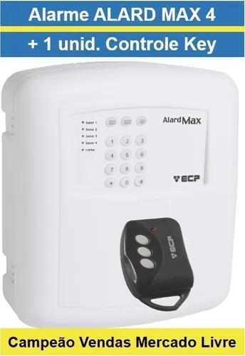 Central De Alarme Residencial Comercial Alard Max 4 Ecp +