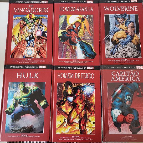Coleção de livros Marvel