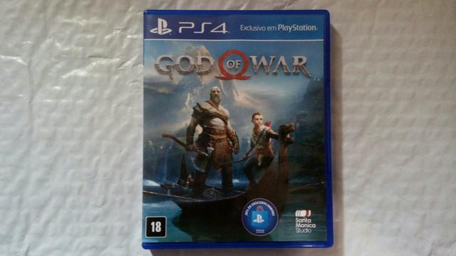 God of War PS4 em perfeito estado venda ou troca.s!