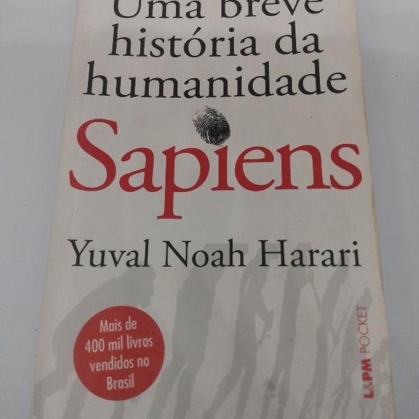 Livro Sapiens Uma breve história da humanidade Pocket