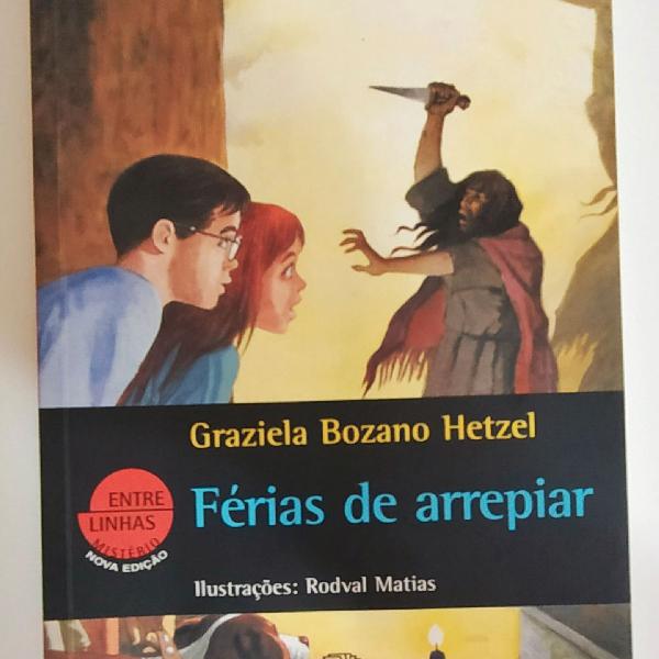 Livro infantil - Férias de arrepiar - Editora Atual