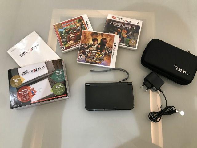 New nintendo 3DS XL + 21 Jogos + Case