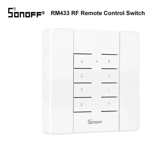 Sonoff Rm433 8ch+base -controle Rf433 Mhz Sonoff Rf/pro R2