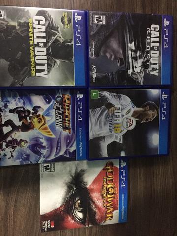 Todos estes jogos de ps4