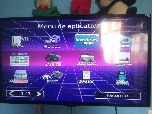 Trocas por celular Wii com hd de 500gb com emuladores mais