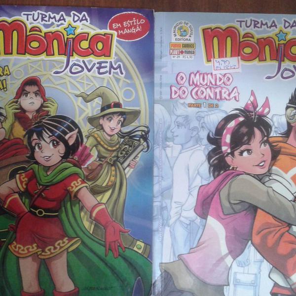 Turma da Mônica Jovem - N° 02 e 29 - Lote com 2 volumes