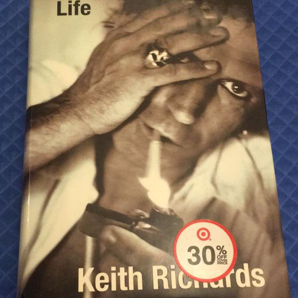 auto biografia do keith richards life em inglês