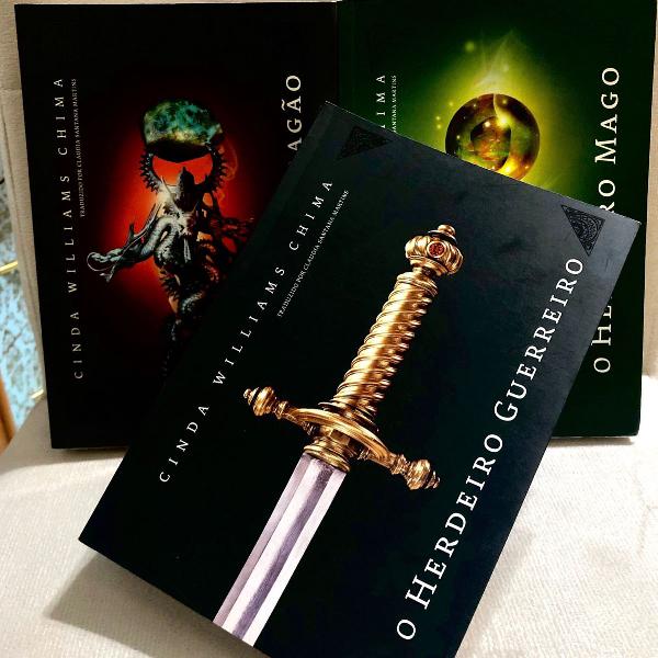 box: o herdeiro guerreiro, mago e dragão. (trilogia)