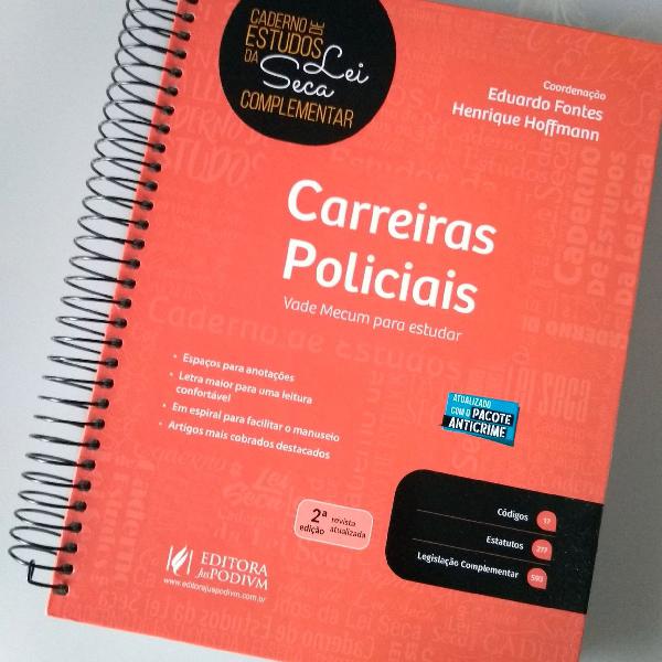 caderno de estudos da lei seca complementar carreiras