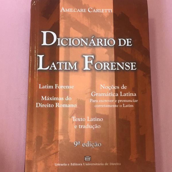 dicionário de latim forense