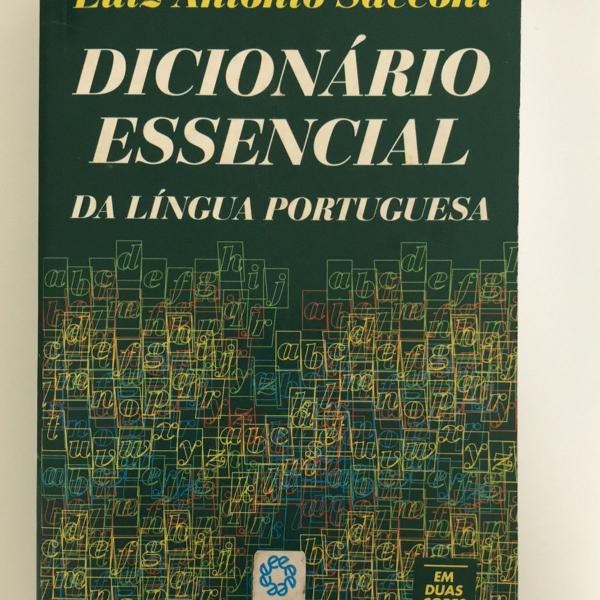 dicionário essencial da língua portuguesa; luiz antônio