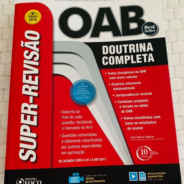 doutrina completa da oab