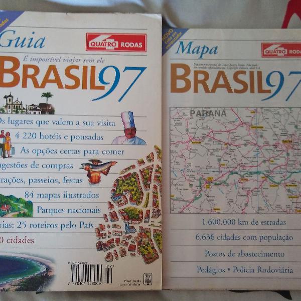 guia Brasil 1997 com mapa incluso
