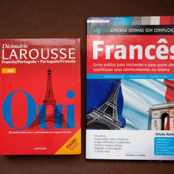 guia de francês + dicionário larousse oui