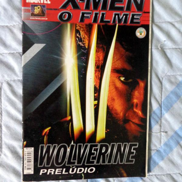 hq marvel e 20th fox x-men o filme - wolverine prelúdio