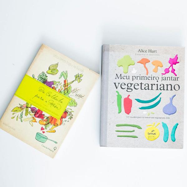 kit livros vegetarianos