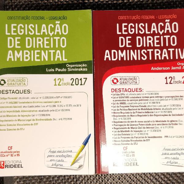 legislação de direito ambiental e legislação de direito