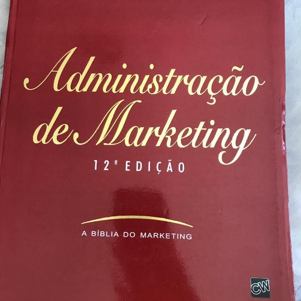 livro - administração de marketing - 12a edição - a