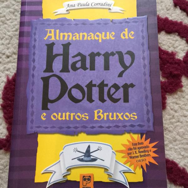 livro almanaque de harry potter e outros bruxos