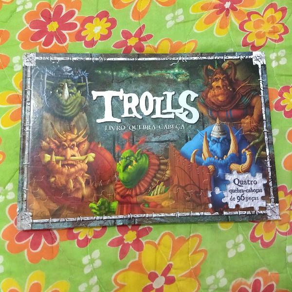 livro gigante dos trolls infantil