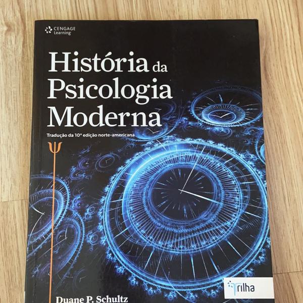 livro historia da psicologia moderna