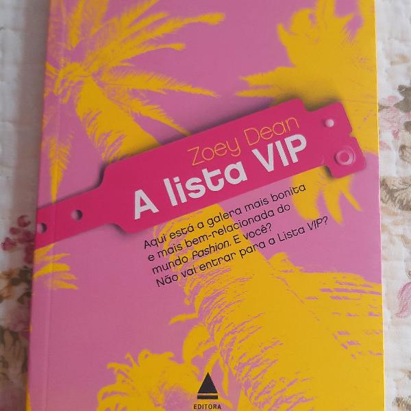 livro lista vip - Zoey Dean