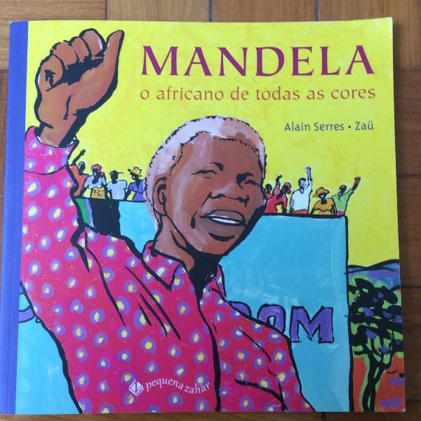 livro - mandela: o africano de todas as cores