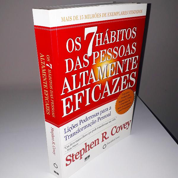 livro os 7 hábitos das pessoas altamente eficazes - stephen