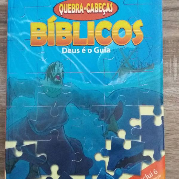 livro quebra cabeça bíblicos