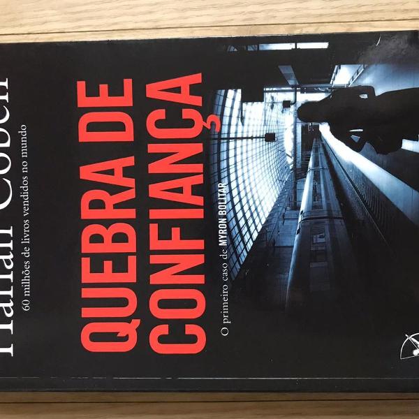 livro "quebra de confiança" de harlan coben