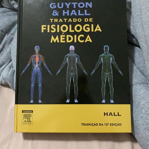 livro tratado de fisiológica médica guyton &amp; hall 12