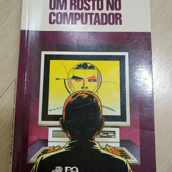 livro um rosto no computador - juvenil, adolescente,