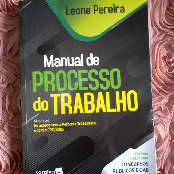 manual de processo do trabalho Leone pereira