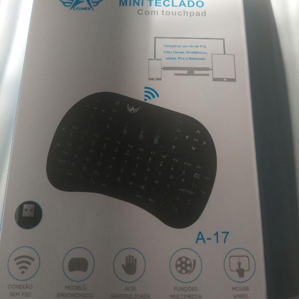 mini teclado com touchpad