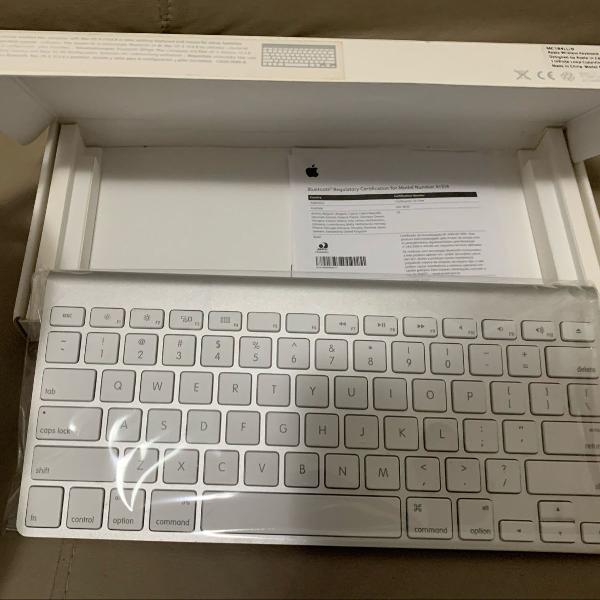 teclado wireless apple bluetooth nunca usado na caixa