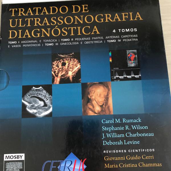 tratado de ultrassonografia em 4 tomos