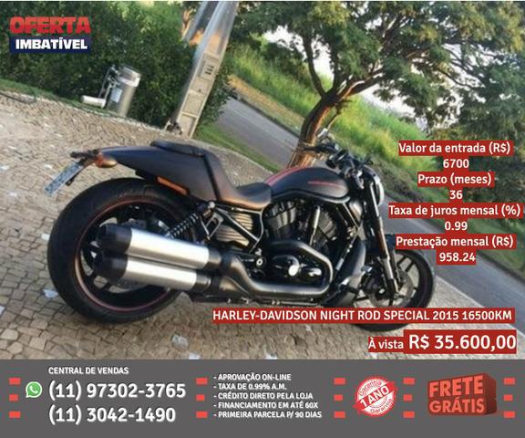 Harley-davidson night rod special 2015 16500km r$ 35600
