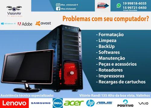 Manutenção De Notebooks E Desktops, Formatações