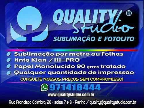 Sublimação Por Metros Ou Folhas