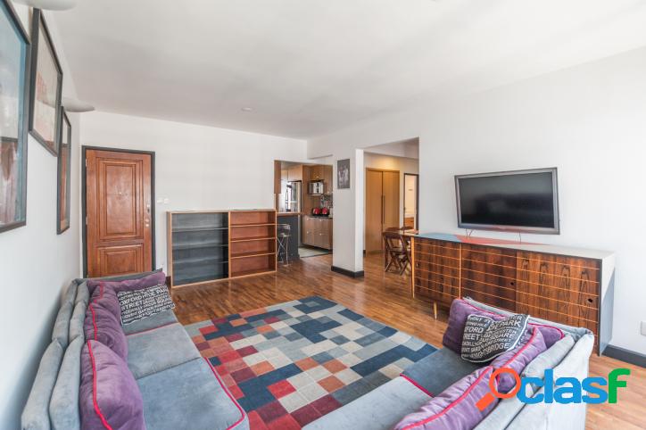 Al. Santos -Mobiliado- 110m² - 2 suites - 1 vaga -